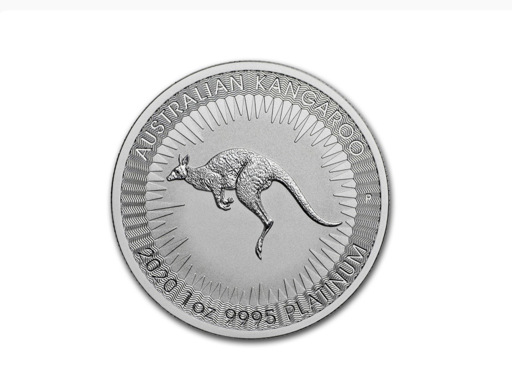 Kangaroo 1troy Ounce Platina munt