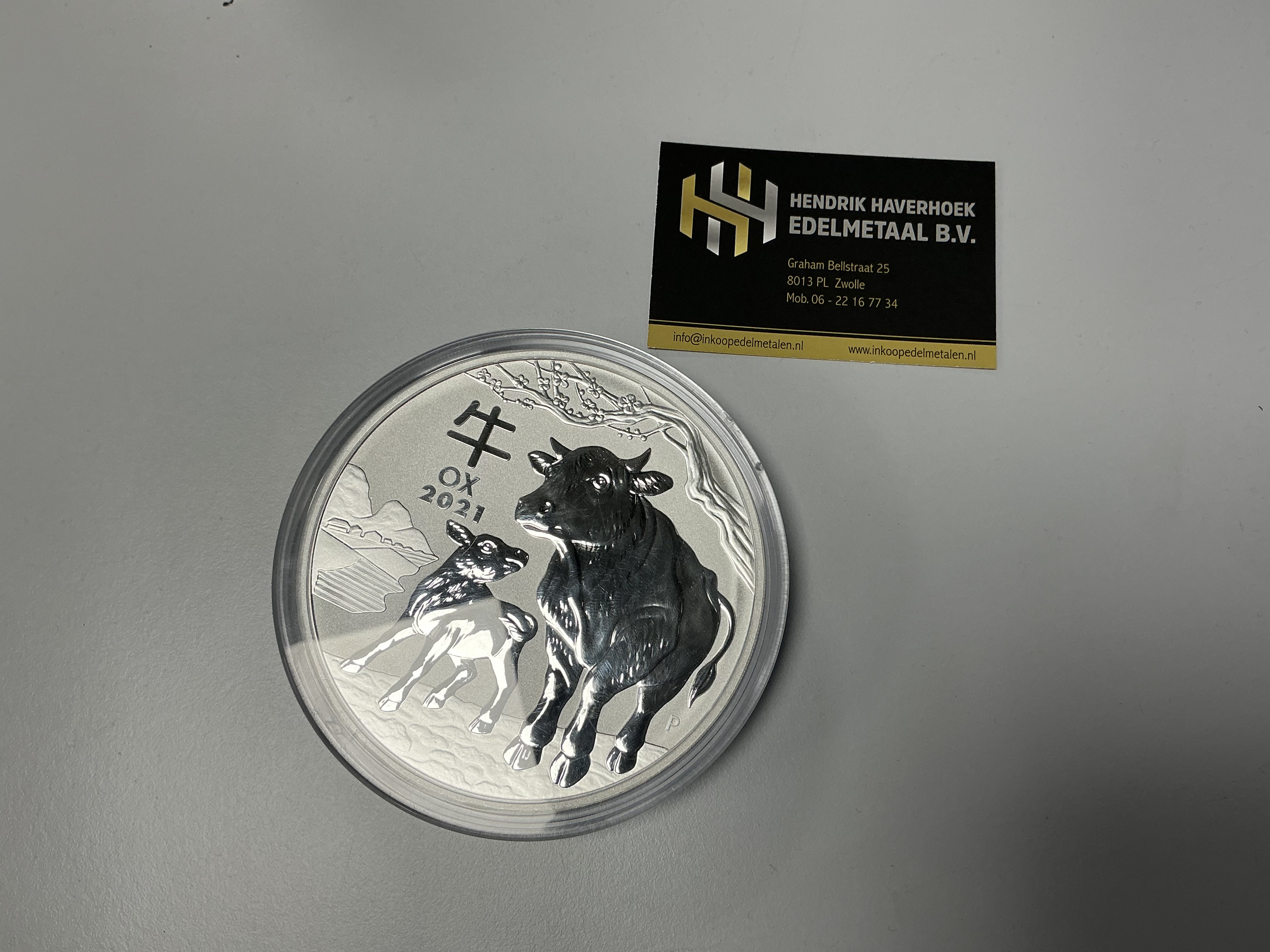 Lunar 2021 1 kg Zilver 